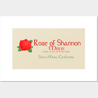 Rose of Shannon Motel Aged Logo Posters and Art